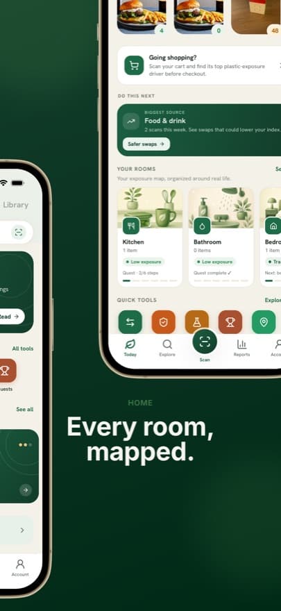 Kitchen & Food Storage App Store page, slide 1 of 8