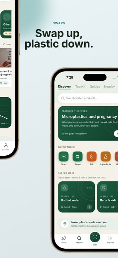 Water & Filters App Store page, slide 1 of 8